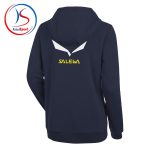 سویشرت تمام زیپ زنانه salewa مدل SOLIDLOGO 2 COTTON HOODY - Image 3