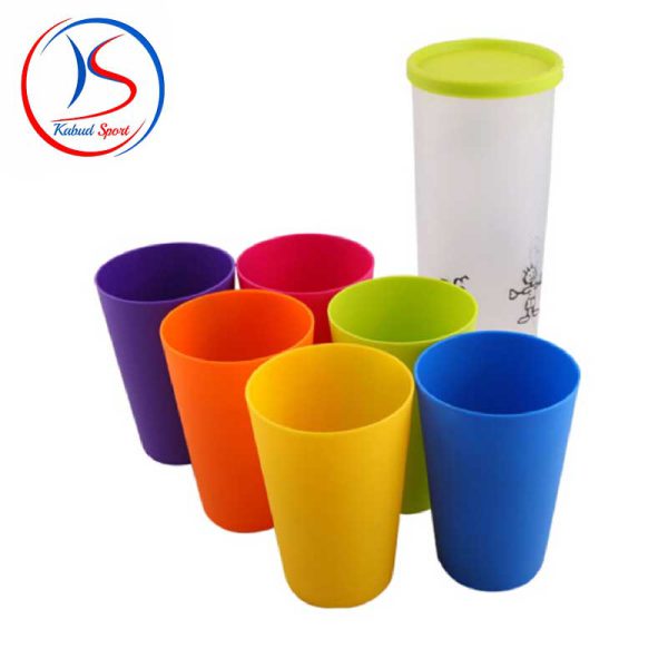 ست لیوان رنگین کمان KOMAX