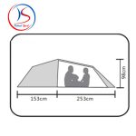 چادر دو نفره کایلاس مدل Kailas Pterosauria Camping Tent - Image 5
