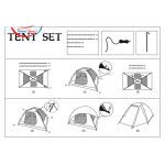 چادر پکینیو ( کله گاوی ) مدل Pekynew K2021B - Image 4