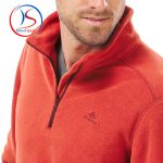 قرمز گوجه ای پلار نیم زیپ