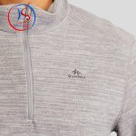 پلار نیم زیپ کچوآ طوسی