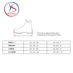 جدول سایز بندی یخ شکن ژله ای