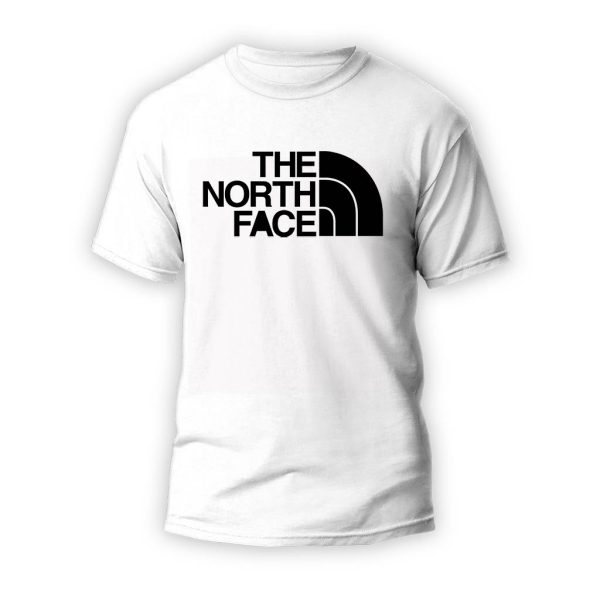 تی شرت مدل برند northface سفید