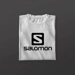 تی شرت مدل طرح سالامون سفید