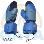 دستکش پر گایا مدل ایاز رنگ آبی