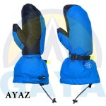 دستکش پر گایا مدل ایاز رنگ آبی