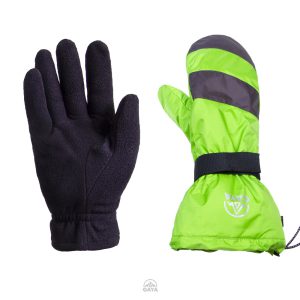 دستکش الیاف گایا مدل آنیل رنگ سبز