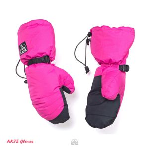 دستکش پر گایا مدل آکیز رنگ صورتی