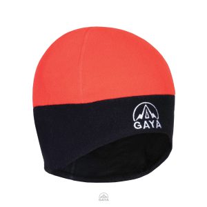 کلاه پلار دو لایه گایا رنگ نارنجی مشکی