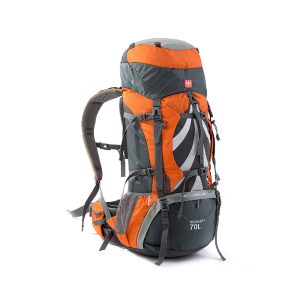 کوله پشتی نیچرهایک مدل NatureHike 70L Ergonomic Hiking Pack طوسی/نارنجی
