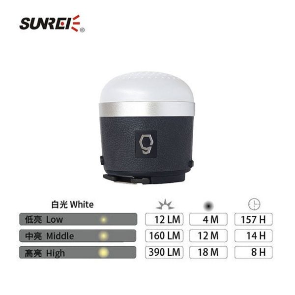 چراغ چادر موزیکال سانری مدل SUNREI CC Music S