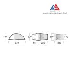 چادر هاسکی مدل Bronder 4