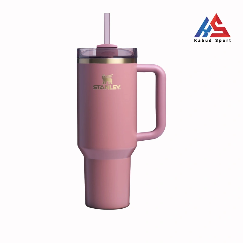 Stanley-Quencher-Tumbler-211152 ماگ استنلی 1.18 لیتر مدل Quencher H2.O Tumbler صورتی کوارتز - Image 1