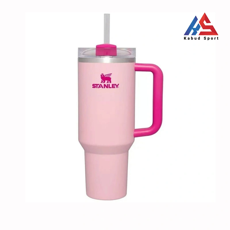 ماگ دسته دار STANLEY 1.18L مدل QUENCHER صورتی سرخابی