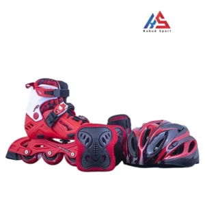اسکیت Roller Star پک کمبو قرمز