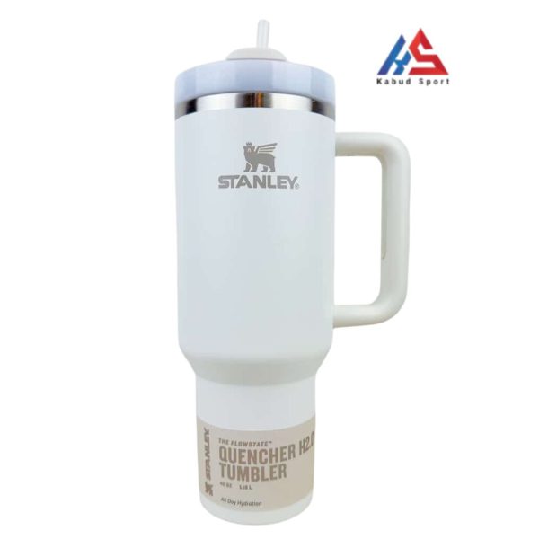 ماگ استنلی ۱.18L مدل Quencher H2.O Tumbler سفید