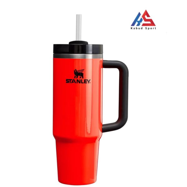 ماگ استنلی 1.18 لیتر مدل Quencher H2.O Tumbler قرمز مشکی