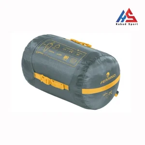 کیسه خواب فرینو LIGHTEC 1100 جمع شده درون کیف فشرده سازی
