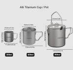 بوش پات FIREMAPLE تیتانیوم 900ml - Image 2