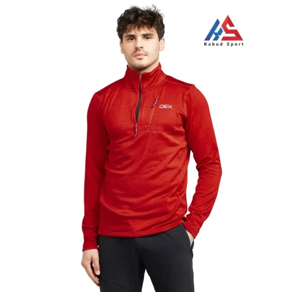 بلوز نیم‌زیپ کوهنوردی مردانه OEX Basalt Alpine Half Zip Top