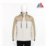 مای جلو کاپشن بادگیر مردانه کاراکال C3102A کرم
