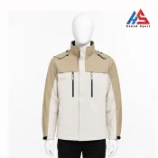 مای جلو کاپشن بادگیر مردانه کاراکال C3102A کرم