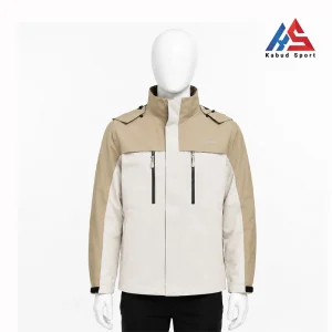 مای جلو کاپشن بادگیر مردانه کاراکال C3102A کرم