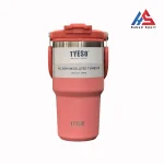 تراول ماگ Tyeso Tumbler 600ml گلبهی