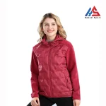 کاپشن تک پوش زنانه اسنوهاک مدل SNOW HAWK 68582 سرخابی