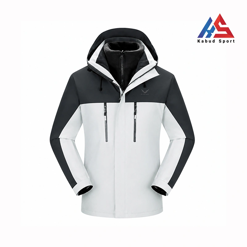 کاپشن دوپوش اسنوهاک مدل Snowhawk 79818 مشکی سفید