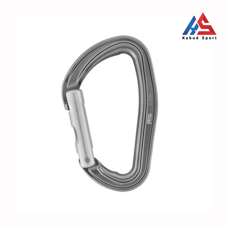 کارابین پتزل Petzl DJINN با بدنه مقاوم و رنگ خاکستری