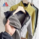 نمای داخلی مشبک پلار نیم زیپ مردانه Snowhawk 2141